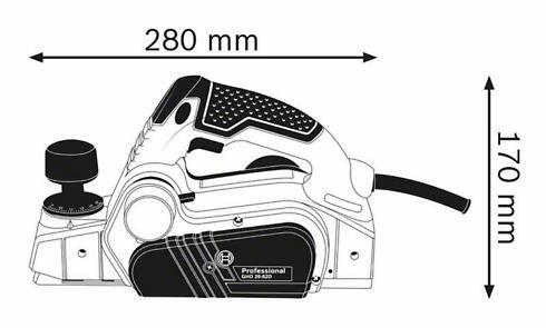 BOSCH Professional rende GHO 26-82 D 06015A4300