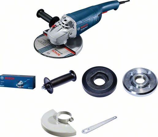 BOSCH Professional ugaona brusilica GWS 2200-230 (Paddle Switch & Deadman)