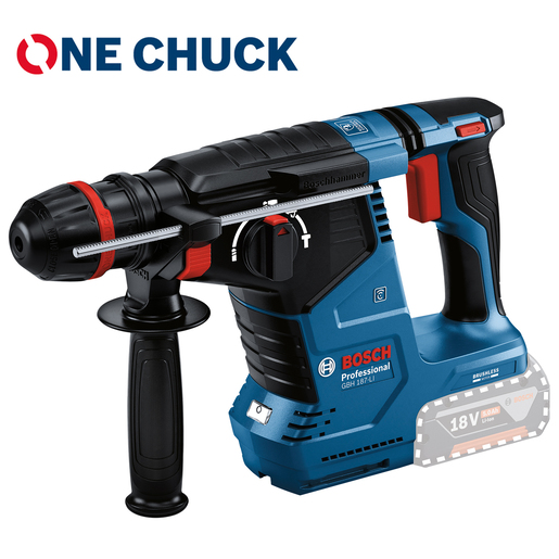 BOSCH Professional akumulatorski bušaći čekić GBH 187-LI ONE Chuck Set (2x5.0Ah,1880 + kofer) 0611923121