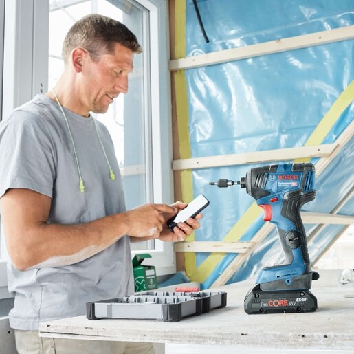 BOSCH Professional akumulatorski udarni odvrtač GDR 18V-200 C - SAMO ALAT 06019G4104