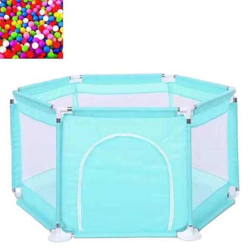 Prenosiva ogradica za decu 615 - plava