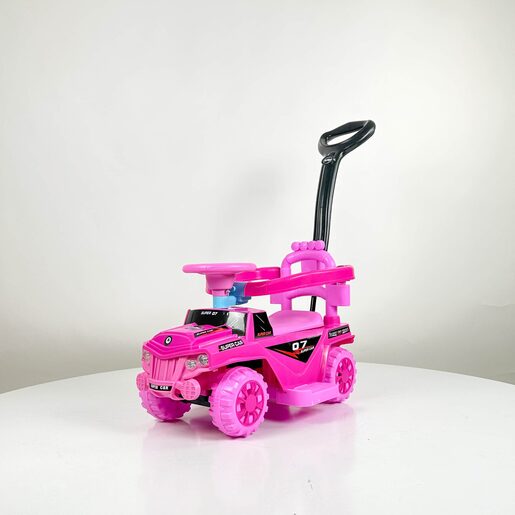 Guralica auto za decu sa ručicom 468 - roze