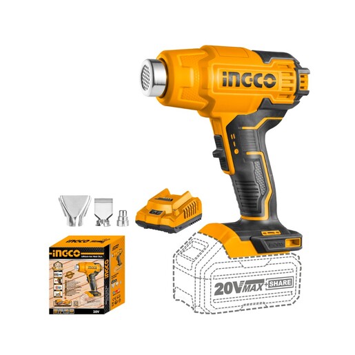 INGCO Aku pištolj za vreo vazduh HGLI2002