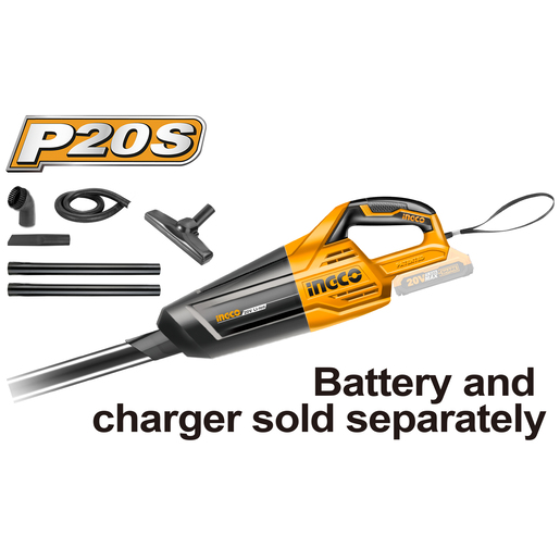 INGCO Aku ručni usisivač CVLI2001