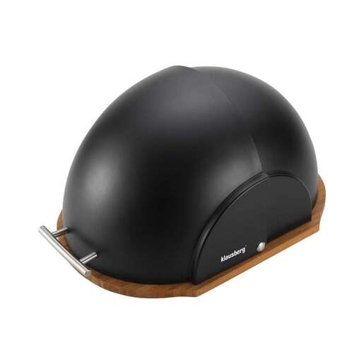 Klausberg KB7286 Kutija za hleb crna 37x26.5x20 cm