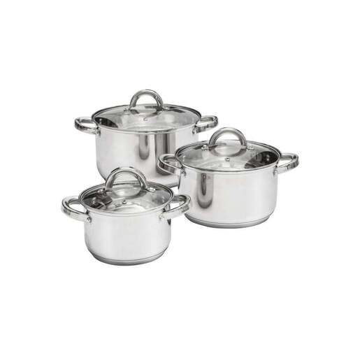 Dajar DJ68878 Set šerpi inox 16/20/24 cm 6/1 delova