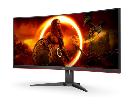 Monitor 34 AOC CU34G2XE/BK, UWQHD, VA, 144Hz, 1ms, HDMI, DP, zakrivljen, gaming