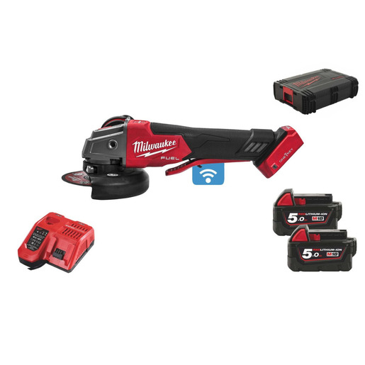 Milwaukee Akumulatorska brusilica 125mm 18V ONE KEY 5.0Ah 4933478435