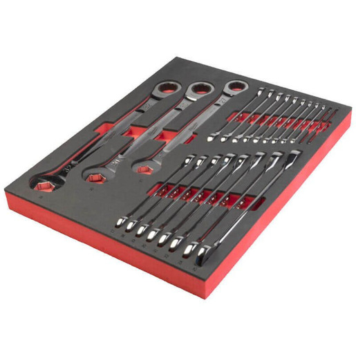 Milwaukee Set metričkih kombinovanih ključeva sa čegrtaljkom, 6 32 mm, Maxbite, 22 kom 4932493248