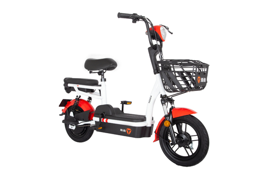 Baterijski bicikl yadea leme 48v 12ah - crveni