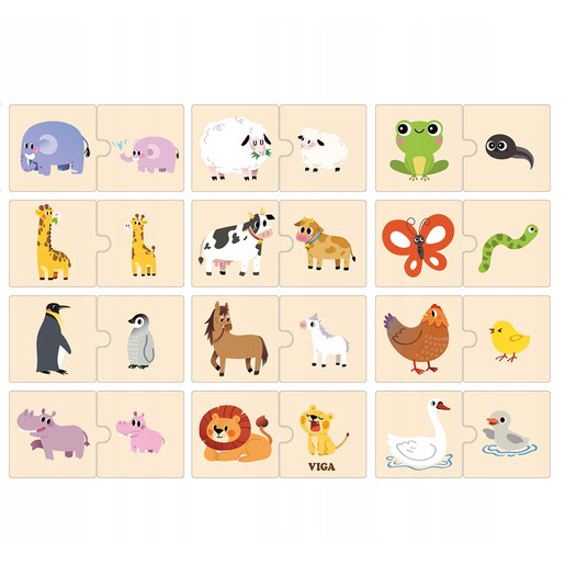 Viga majka i maldunče puzzle