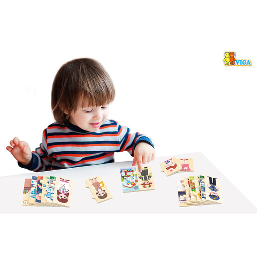 Viga puzzle poveži zanimanja