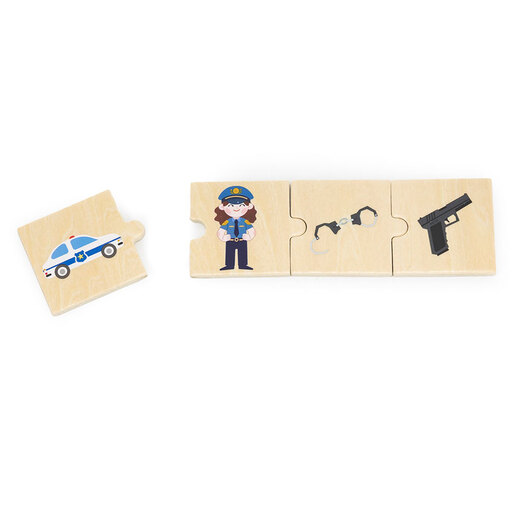 Viga puzzle - ljudi i njihova zanimanja