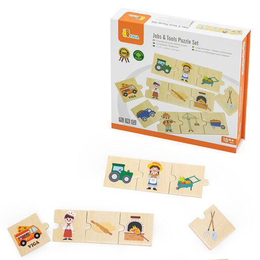 Viga puzzle - ljudi i njihova zanimanja