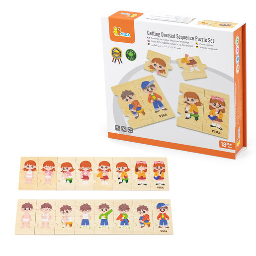 Viga puzzle oblačanje - redosled koraka