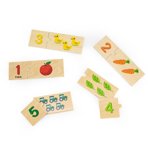 Viga puzzle - učimo brojanje