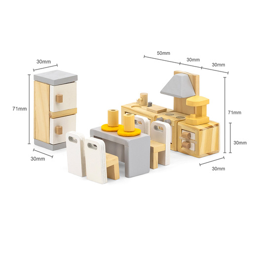 Viga Drvena kuhinja i trpezarija