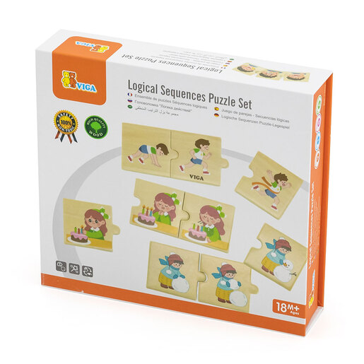 Viga puzzle - logički niz - dnevne aktivnosti