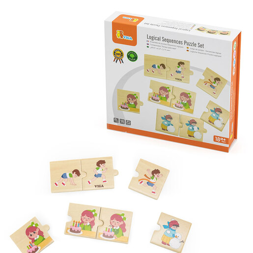 Viga puzzle - logički niz - dnevne aktivnosti