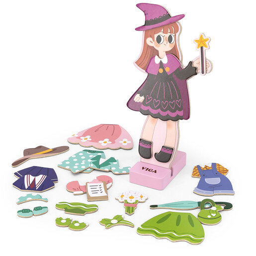 Viga magneti obuci devojčicu