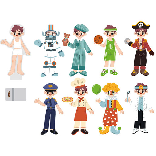 Viga magneti obuci dečaka