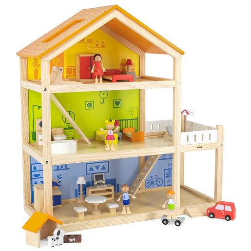 Viga drvena kuća na tri sprata