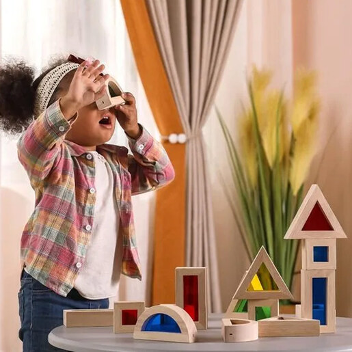 Viga Drvena senzorna geometrijska tela