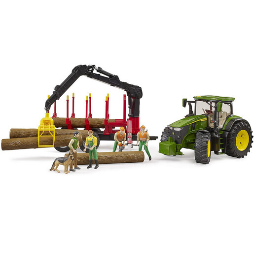 Bruder John Deere Traktor sa prikolicom za drva