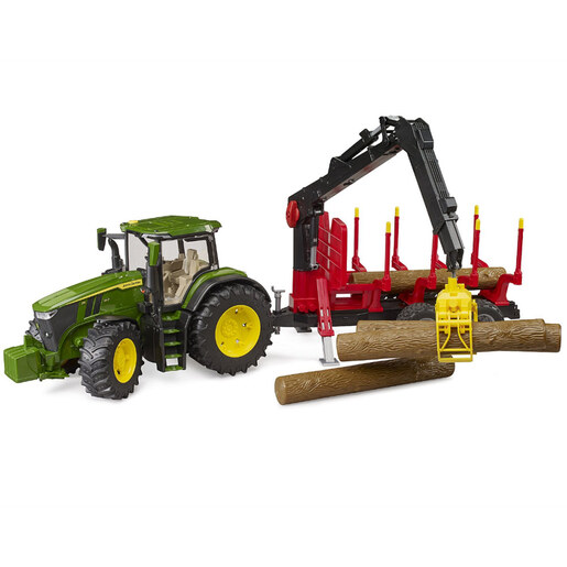 Bruder John Deere Traktor sa prikolicom za drva