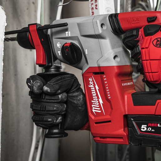 Milwaukee Aku čekić 2x 5Ah + punjač + kofer 18V M18 BLHX-502X