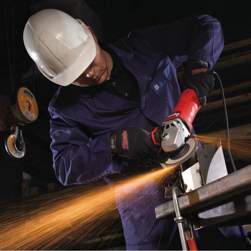 Milwaukee Električna ugaona brusilica sa AVS 180 mm, 1750 W, prekidač sa lopaticom AGV 17-180 XC/DMS