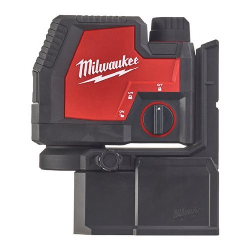 Milwaukee USB punjivi laser sa zelenim ukrštenim linijama sa vrhovima, 4 V, 3.0 Ah,  u Kitbox-u, L4 CLLP-301C