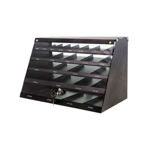 Milwaukee Set HSS-R burgije za metal u metalnom ormanu, 345 kom