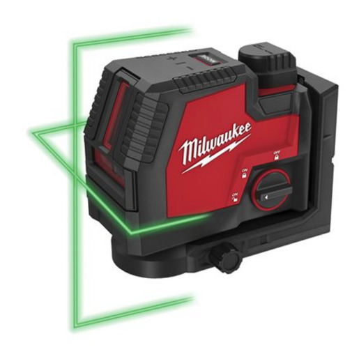 Milwaukee USB punjivi laser sa zelenim ukrštenim linijama, 4 V, 3.0 Ah,  u Kitbox-u, L4 CLL-301C
