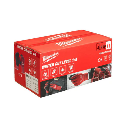 Milwaukee Zimske rukavice otporne na sečenje XXL/11, Cut 1/A, 72 para