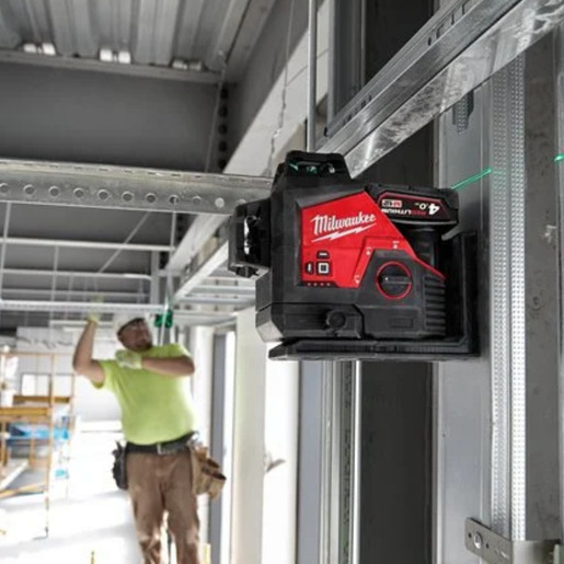 Milwaukee Zeleni 360° 3 ravni laser M12™  M12, 3PL-0C