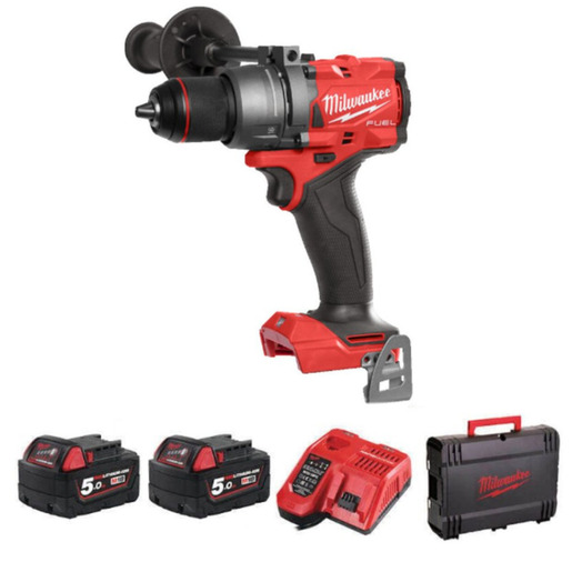 Milwaukee Aku udarna bušilica 18V 2x5Ah, M18 FPD3-502X