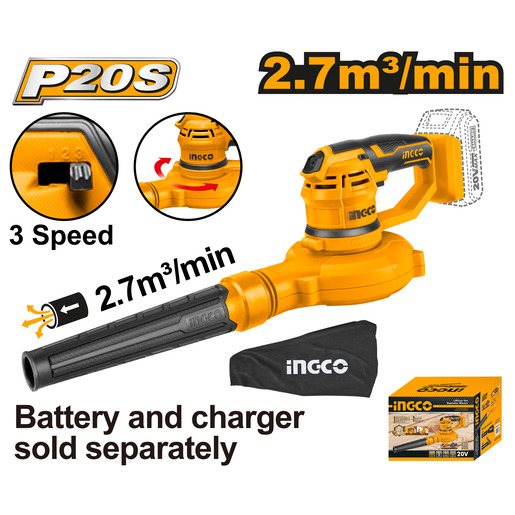 INGCO Aku duvač lišća SOLO A CABLI2001