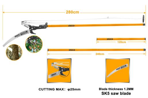 INGCO Testera sa produženom drškom 25mm HEPS25281