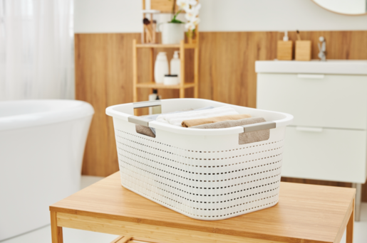 ROTHO Korpa za čist veš COUNTRY 40l RLC40W