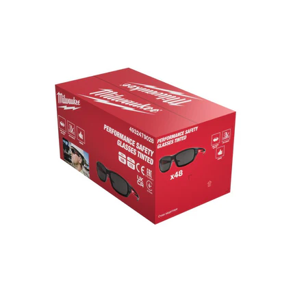 Milwaukee Premium zaštitne naočare, zatamnjene, 48 kom 4932479028