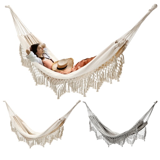 CHOMIK Ležaljka sa boho resama 200 x 150 cm