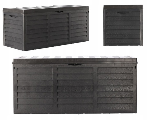 CHOMIK Baštenska kutija za odlaganje – 320L, antracit