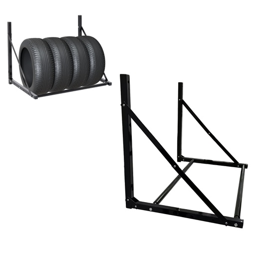 CHOMIK Zidni nosač za gume 56x50x 80–120 cm