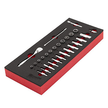 Milwaukee set nasadnih ključeva 1/4" 28/1 u penastom modulu