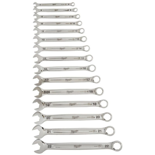 Milwaukee Set kombinovanih ključeva, 8-22mm, “Max Bite”, 15 kom 4932464258