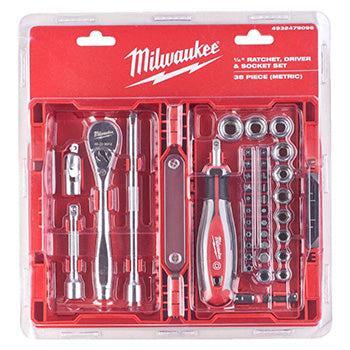 Milwaukee Set nasadnih ključeva 1/4″ 38/1 4932479096
