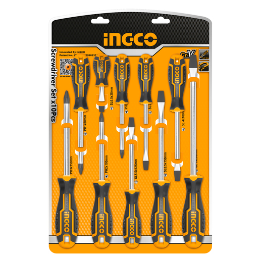 INGCO Set odvijači+precizni odvijači 10/1 HKSD1028