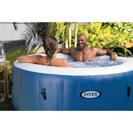 Intex Bazen za spoljnu upotrebu Pure spa plavi