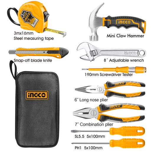 INGCO Set alata 9kom HKTH10809